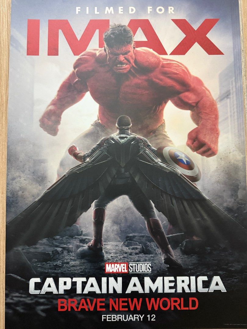 美國隊長4 A3珍藏海報+IMAX海報連紀念珍藏幣, 興趣及遊戲, 收藏品及紀念品, 明星周邊- Carousell