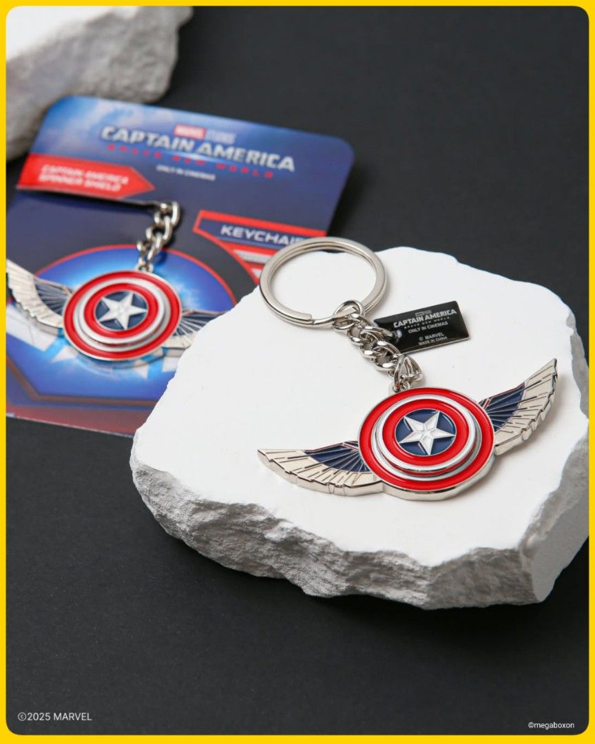 🇰🇷 韓國現場🇰🇷 [ Captain America: Brave New World 美國隊長4：勇敢新世界韓國戲院周邊], 興趣及遊戲,  收藏品及紀念品, 明星周邊- Carousell