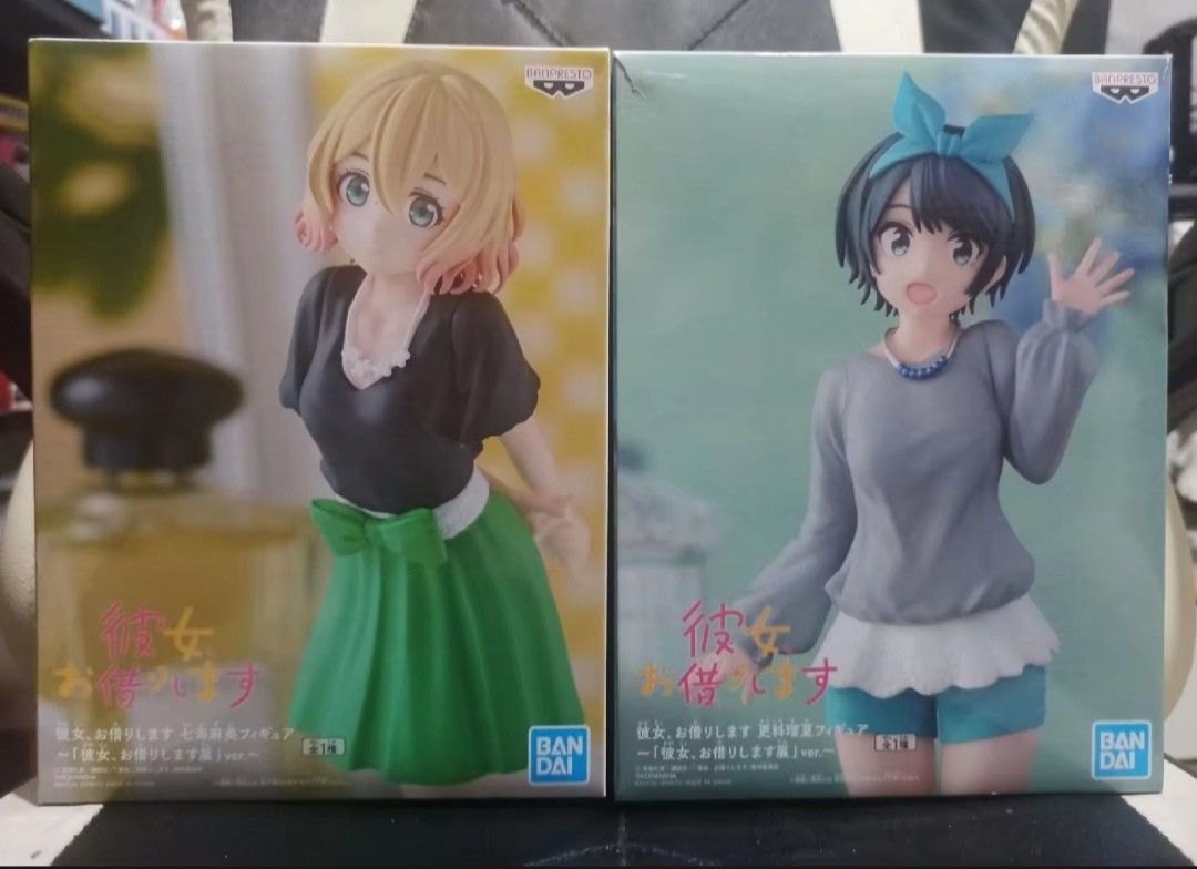 Authentic Bandai Rent a Girl Friend Kanajo and Ruka MISB (Category: Figurines & Statues) located in Tanay. Submitted by tykezz (Listing ID 1352693722, Image 1). Description: Authentic Bandai Rent a Girl Friend Kanajo and Ruka MISB.