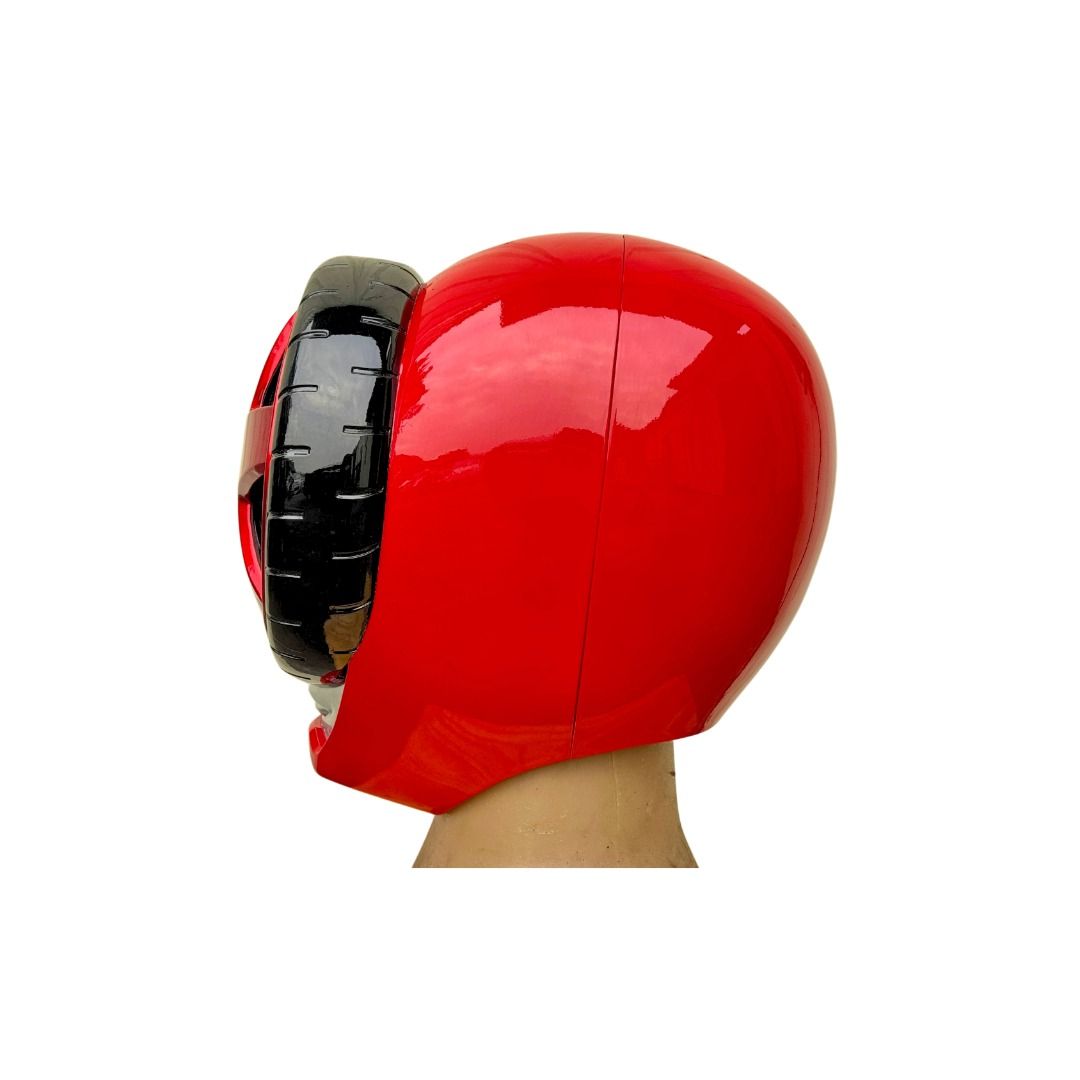 Bakuage Sentai Boonboomger Bun Red Helmet Power Rangers Cosplay ...
