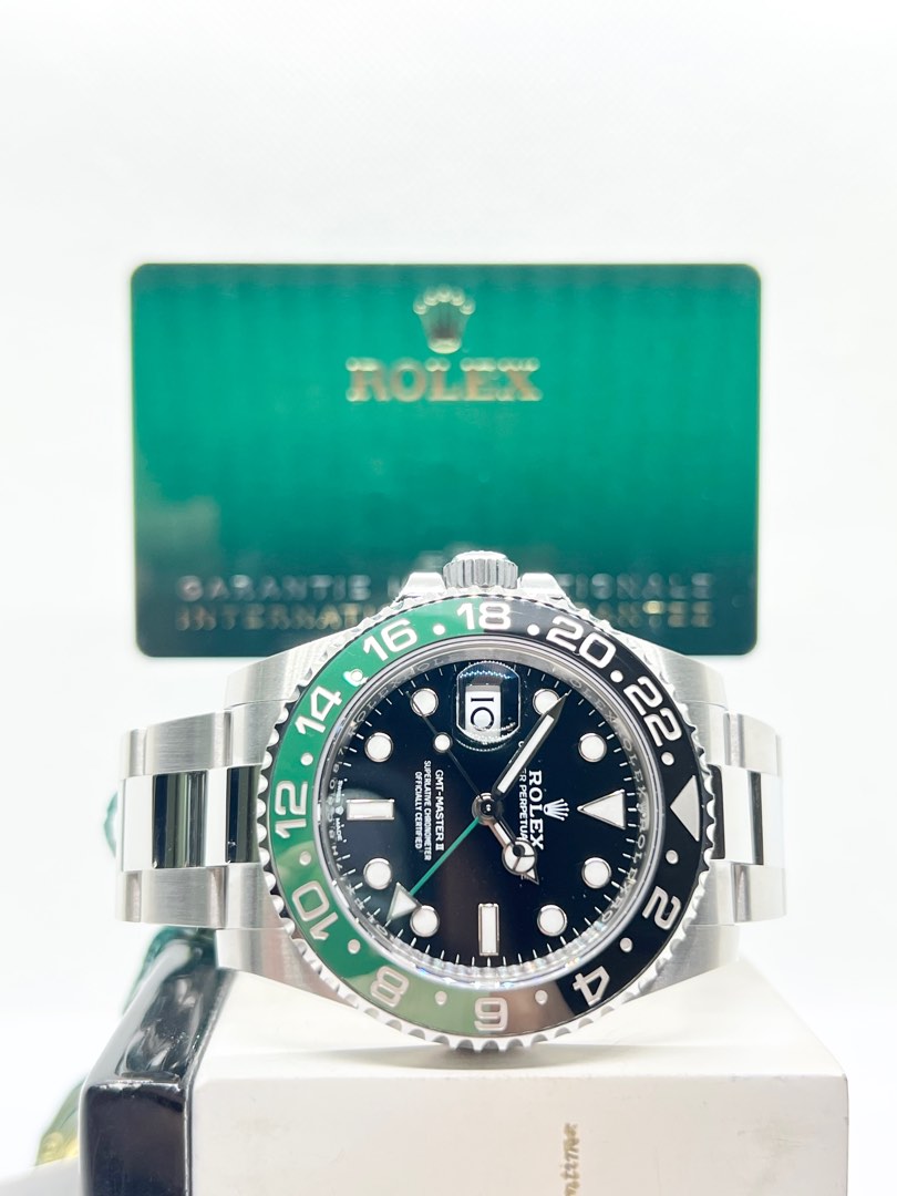 Brand New Rolex Oyster Gmt Master II 126720VTNR “Sprite” Black Dial ...