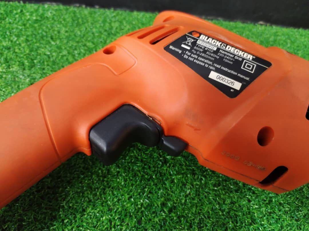 DRILL (Category: Announcements) located in Kuala Lumpur. Submitted by ccsetapak (Listing ID 1352608441, Image 3). Description: BLACK DECKER DRILL ✅ MODEL : KR50RE ✅ POWER : 500W ✅ VOLTAGE : 220-240V ✅ FREQUENCY : 50-60HZ CASH CONVERTERS SETAPAK OLEH: ARUS JIMAT SDN BHD ( NO. SYARIKAT: 426411-U (199701010915) .
