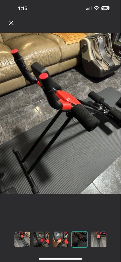 Exercise Machine (Category: Toning & Stretching Accessories) located in Singapore. Submitted by chelsea1980 (Listing ID 1352589548, Image 2). Description: Deal at only my downstairs sengkang.
