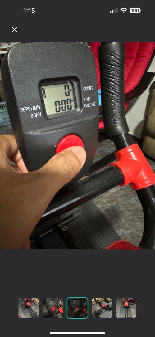 Exercise Machine (Category: Toning & Stretching Accessories) located in Singapore. Submitted by chelsea1980 (Listing ID 1352589548, Image 3). Description: Deal at only my downstairs sengkang.