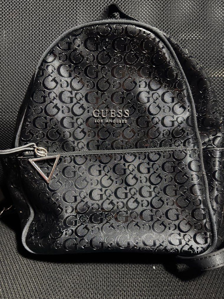 GUESS Leather Backpack (Category: Backpacks) located in Makati City. Submitted by ____alex (Listing ID 1352673323, Image 1). Description: No issues! Just decluttering :) Looks small, but very spacious inside. Made of really nice material, very sturdy. .