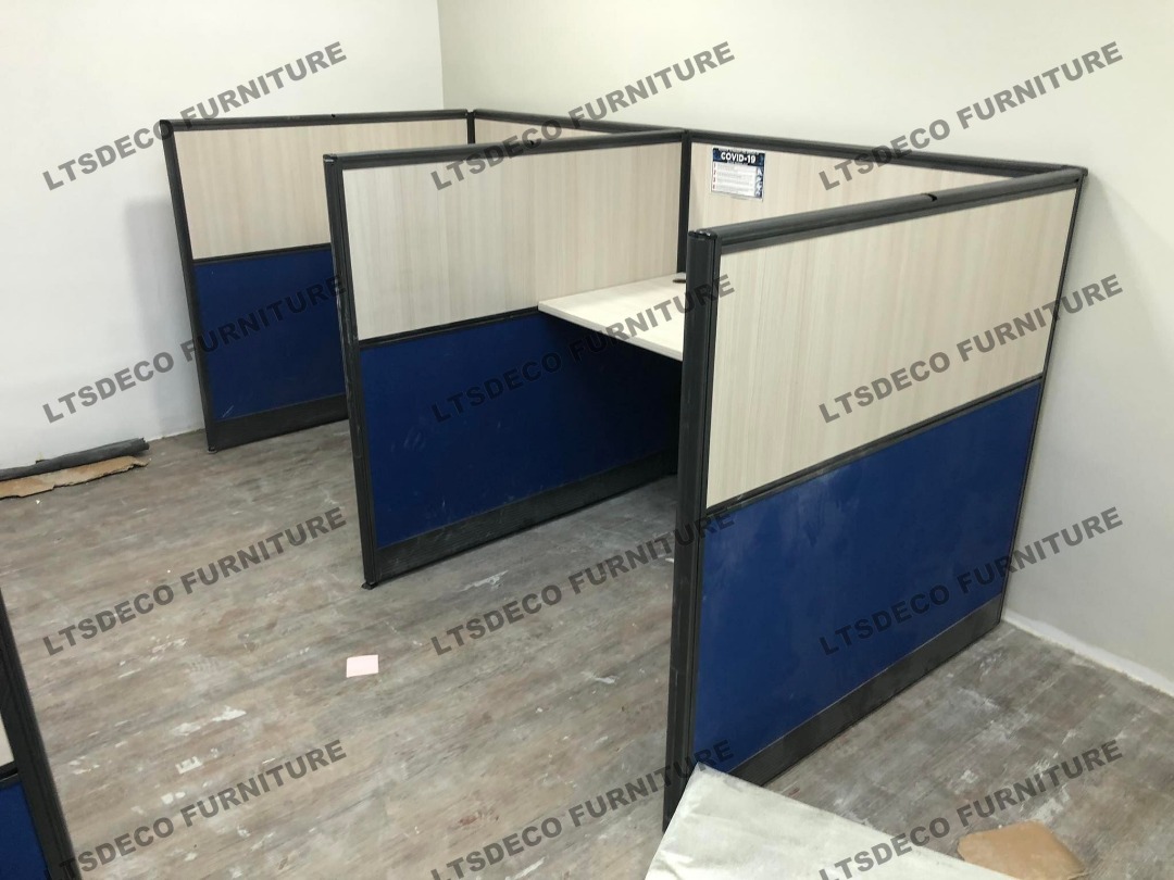 MODULR TABLE WORKSTATION LINEAR CUBICLES OFFICE PARTITION, Furniture ...