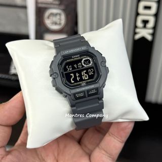 Montres Company 香港註冊公司 (32年老店) 卡西歐 CASIO 100米防水 WS WS1400 WS1400H WS-1400 WS-1400H WS-1400H-8 WS-1400H-8B 運動型設計 灰黑色 三款色有現貨64209858828035110