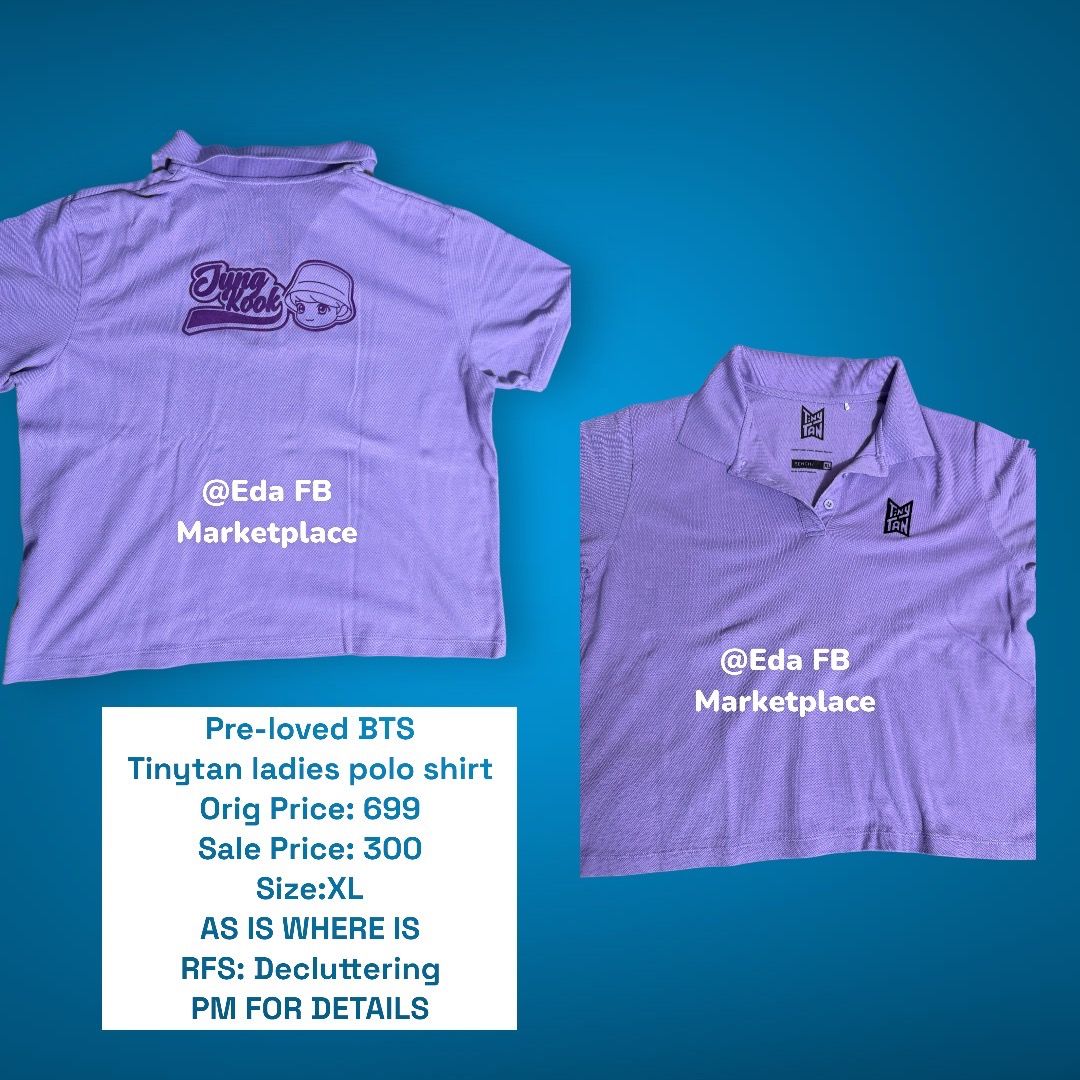 OFFICIAL AND UNOFFICIAL BTS MERCH (Category: K-Wave Merchandise) located in Caloocan City. Submitted by edaaraneta45284 (Listing ID 1352559616, Image 2). Description: WTS AND LFB WILL GIVE DISCOUNT SA ITEMS PURCHASE 700 PESOS UP! ALL ITEMS ON HAND! Hi mga Chingus! Pauwiin at ampunin nyo na sila 🥰💜 Here na ang latest na merch ko official and unofficial…I check mo na lang ang mga photos at may description and price na din at para sulit ang SF mo 