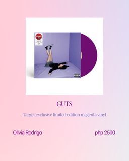 Olivia Rodrigo - Guts Vinyl Record