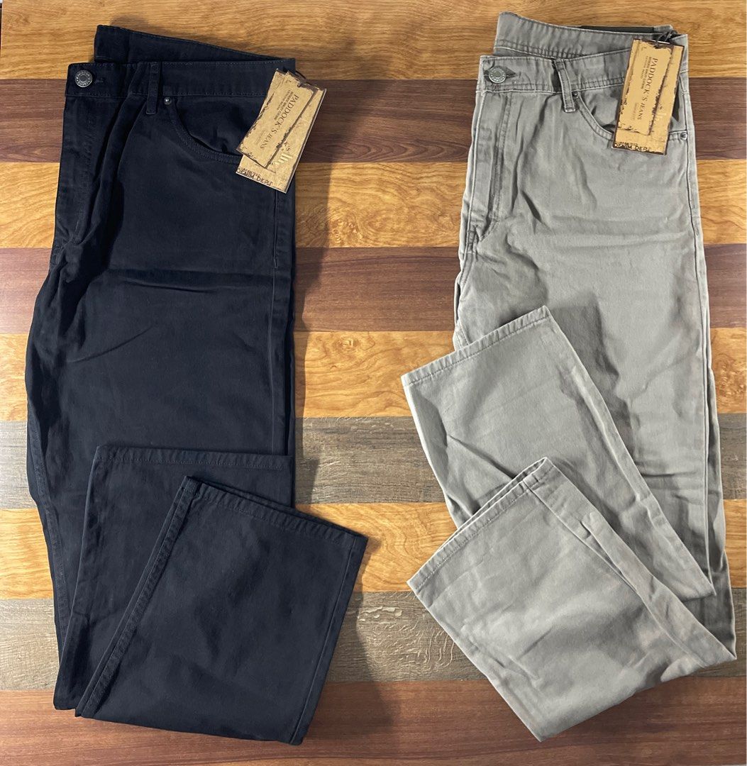 Paddocks mens 38 bnew (Category: Jeans) located in Quezon City. Submitted by akieo (Listing ID 1352670513, Image 1). Description: ‼️800 each‼️ Paddocks mens pants Size 38 Bnew with tag Price from 1,200 each - now selling 800 each Qc area Nationwide Shipping.
