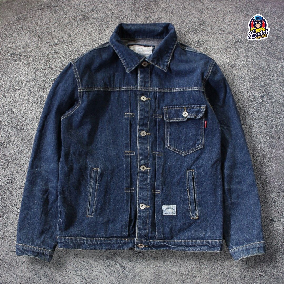 Plain House Type Trucker Denim/Jeans Jacket, Fesyen Pria