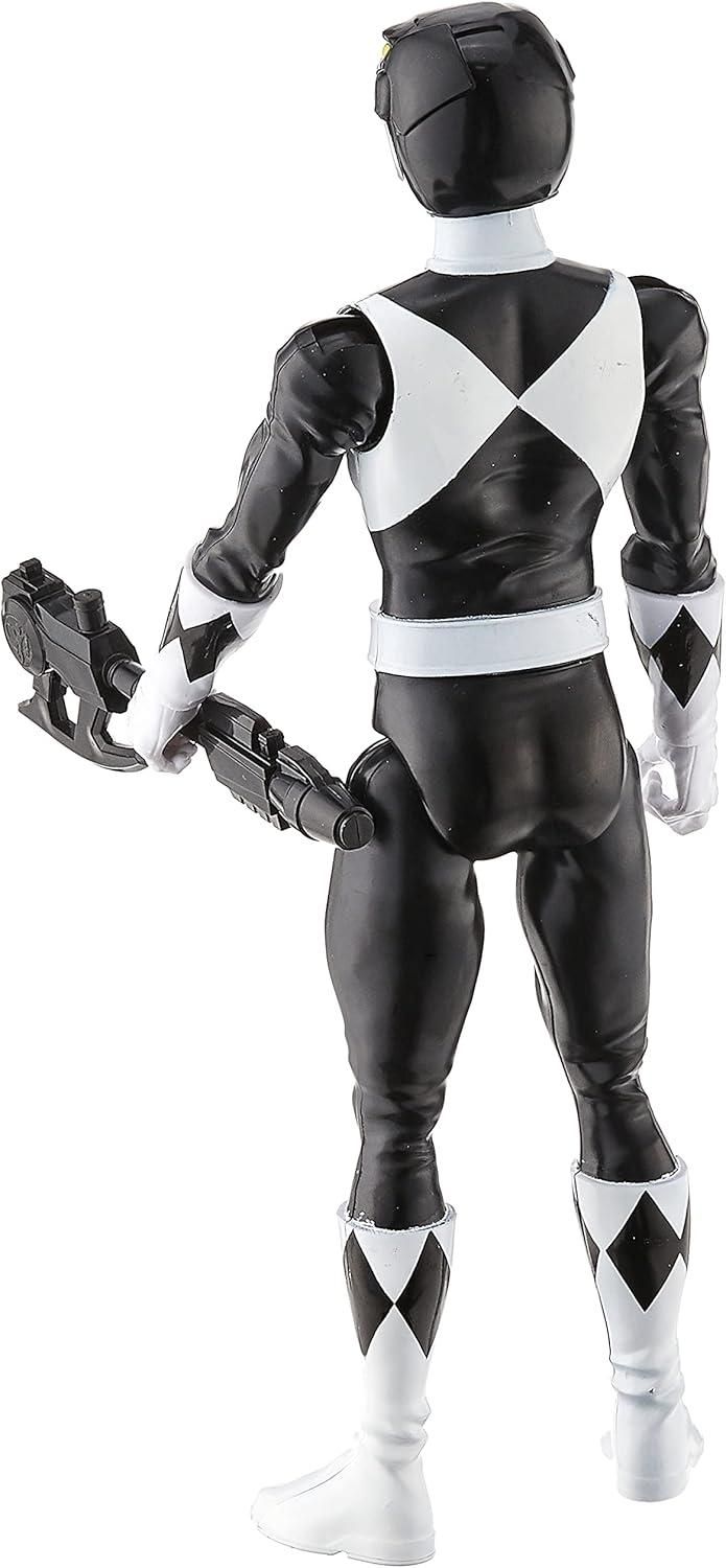 Power Rangers Mighty Morphin Black Ranger 12-Inch Action Figure Toy ...