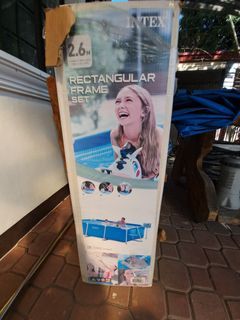 Preloved Intex Rectangular Pool with Pump