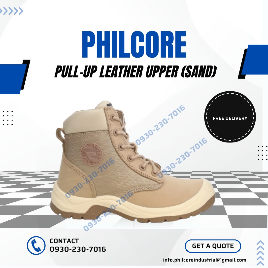 Grit Pull On Steel Toe Safety Boot - Sand