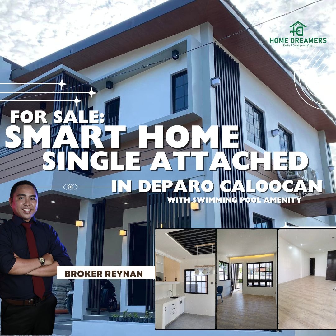 Smart Home 4 Bedroom Single Attached House in Deparo Caloocan with ...
