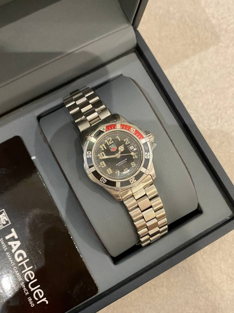 TAG HEUER PROFESSIONAL REF WM1312 COCA COLA OUTER RING 29MM QUARTZ YEAR ...