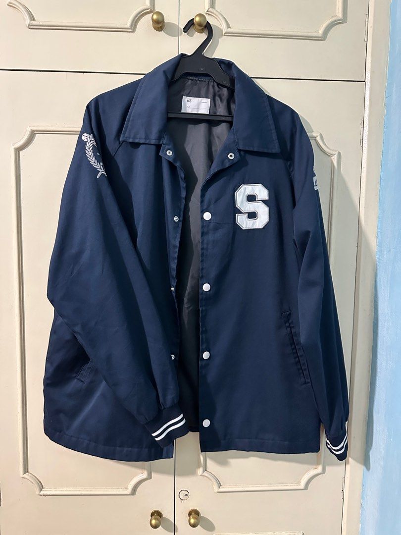Varsity jacket korean (Category: Coats, Jackets and Outerwear) located in Manila. Submitted by thriftchup (Listing ID 1352656005, Image 1). Description: Name: Korean Varsity Jacket Size: XL Price: 250.