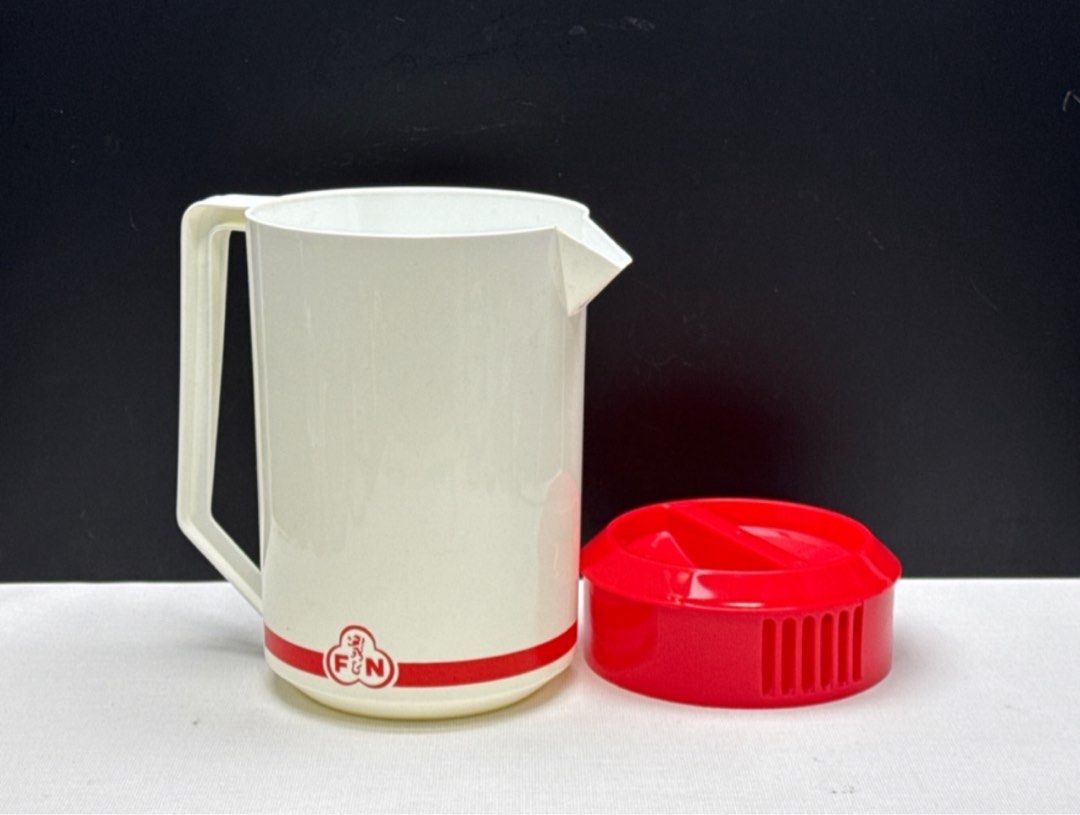 Vintage F$N Plastic Pitcher Jug 1L