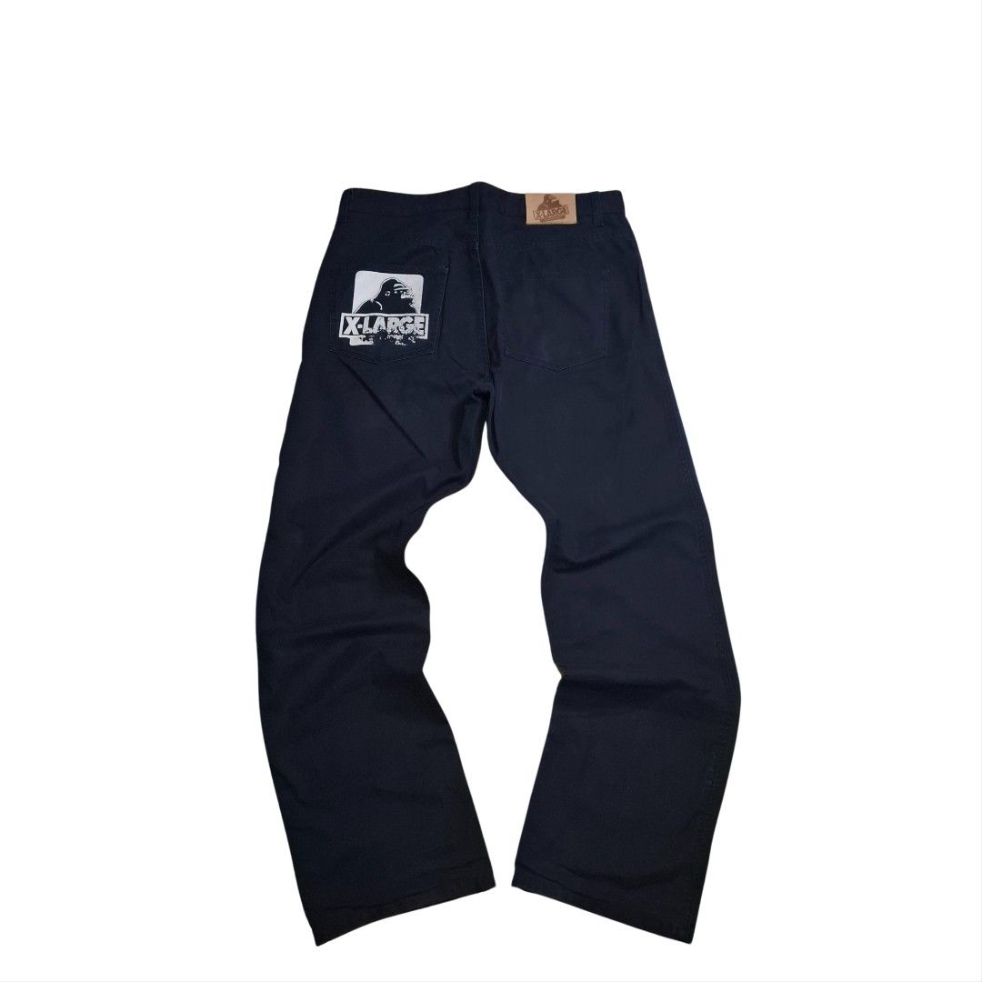 X-Large size 34 black denim jeans xlarge (Category: Jeans) located in Cainta. Submitted by soliven_ (Listing ID 1352535048, Image 1). Description: Measurements (inches): Waistline 35 Length 42 Leg opening 9 condition: 10/10 — minimal signs of wear. need wash. ₱1.5k.