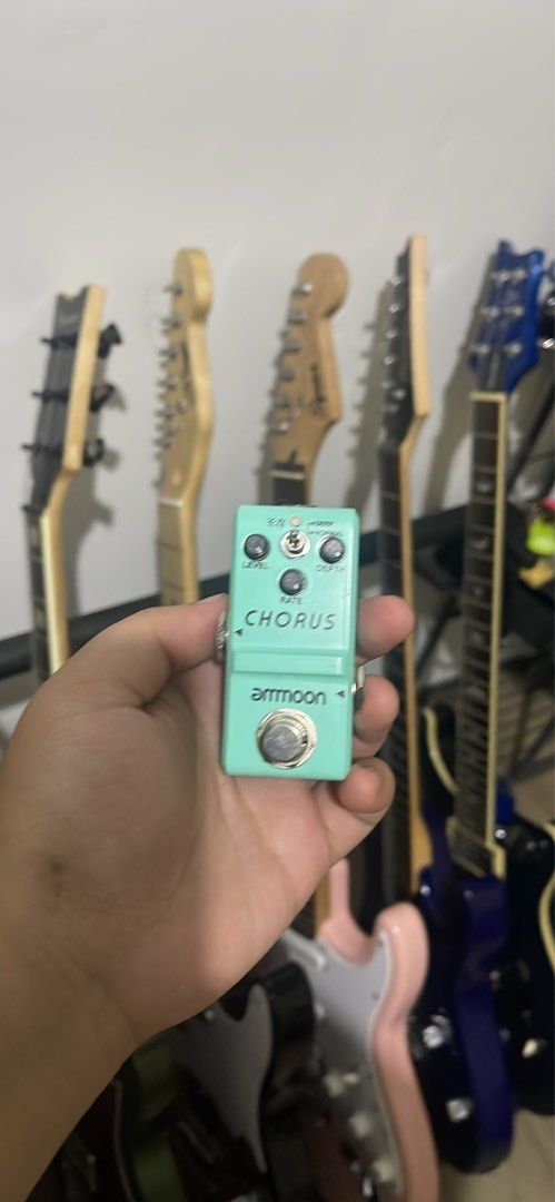 Ammoon Chorus Guitar Pedal (Category: Musical Instruments) located in Valenzuela. Submitted by edelynhadi11418 (Listing ID 1352830339, Image 1). Description: No issues. Once lang nagamit. Can send video for proof na gumagana .