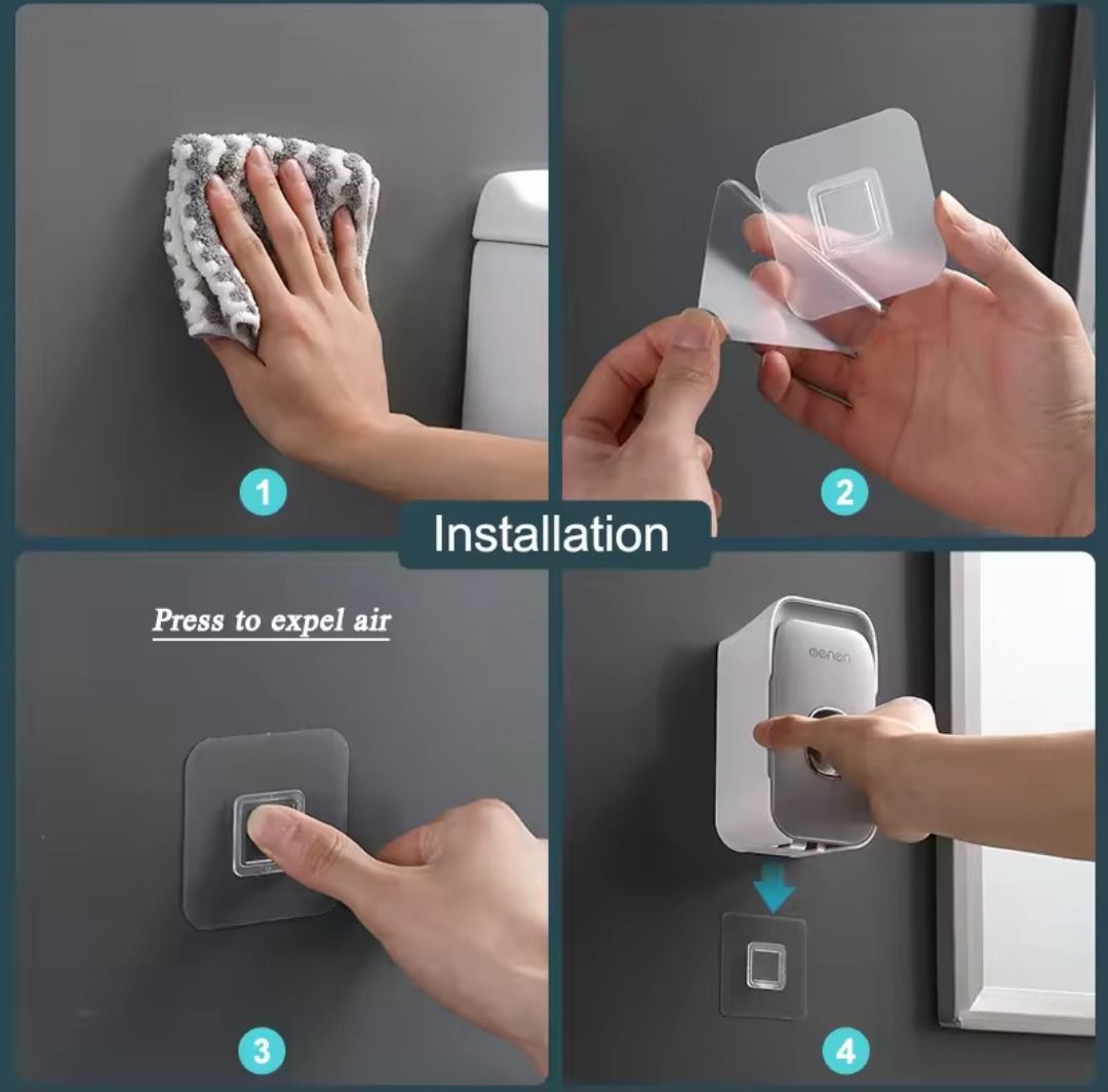 Automatic toothpaste dispenser (Category: Bathroom & Kitchen Fixtures) located in Singapore. Submitted by ravicfix (Listing ID 1352697730, Image 3). Description: New arrival automatic toothpaste dispenser and easy to install..