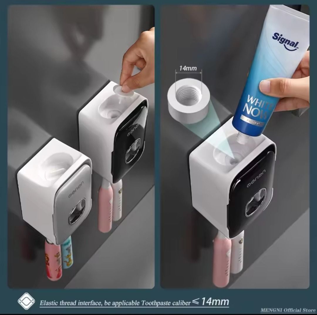 Automatic toothpaste dispenser (Category: Bathroom & Kitchen Fixtures) located in Singapore. Submitted by ravicfix (Listing ID 1352697730, Image 2). Description: New arrival automatic toothpaste dispenser and easy to install..