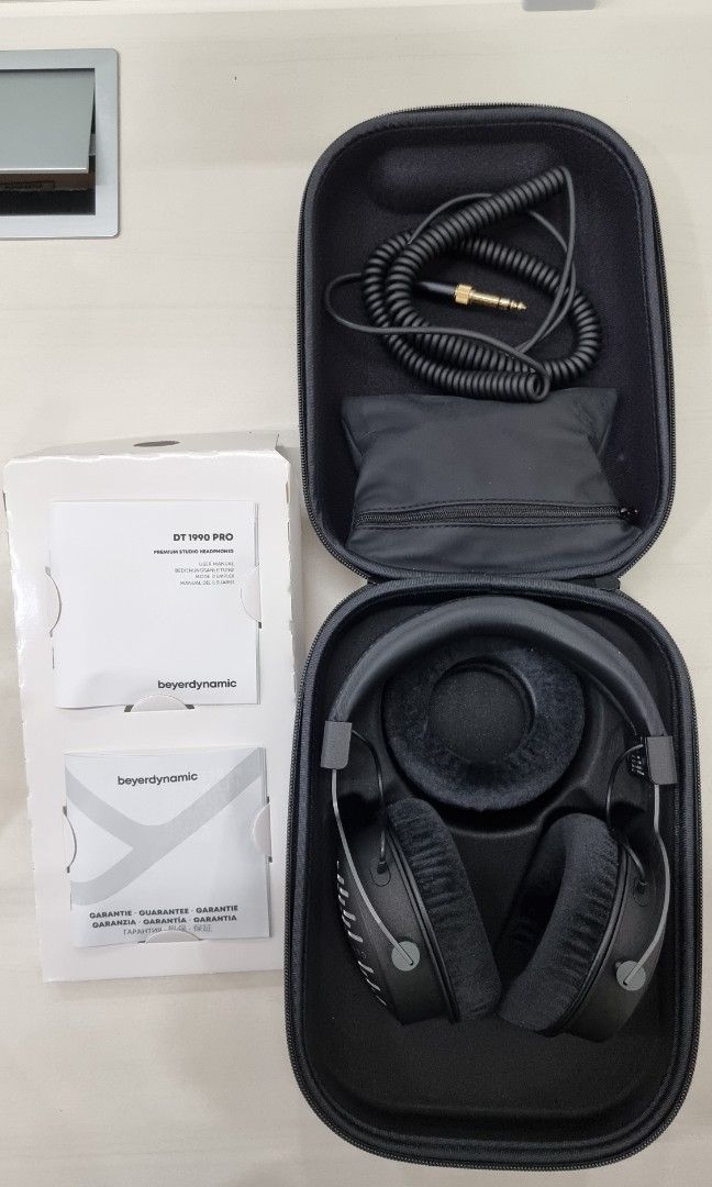 Beyerdynamic DT 1990 Pro Openback Headphones (Category: Headphones & Headsets) located in Manila. Submitted by dms120 (Listing ID 1352796088, Image 3). Description: Beyerdynamic DT 1990 Openback Headphones -250 Ohms, 45mm tesla dynamic drivers -Complete with 2 sets of earpads and 2 sets of cables (coiled and straight) -Frequency Response: 5-40,000 Hz -Sound Pressure Level: 102 dB RFS: Upgraded already SRP: 34,500 Bought from Audible Illusions in 