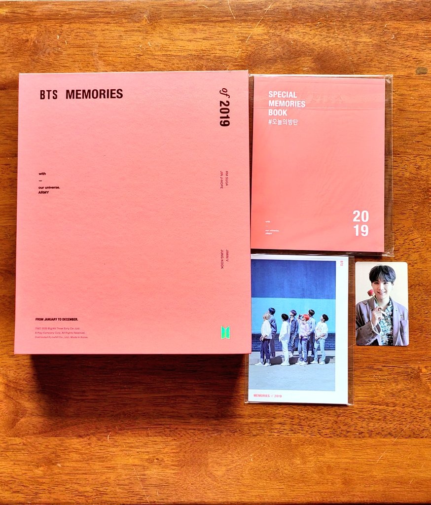 BTS Memories 2019 DVD (Complete inclusions with Suga PC), Hobbies ...