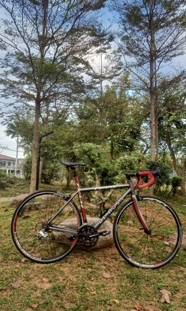 De Rosa Roadbike (Category: Bicycles) located in Bulacan. Submitted by mysticdeer.6d7f47 (Listing ID 1350839914, Image 1). Description: De Rosa Road Bike Frameset 52cm Tobtube Campagnolo Groupset Shimano Front Wheel Campagnolo Rear Wheel 10speed cogs WYSiWYG.