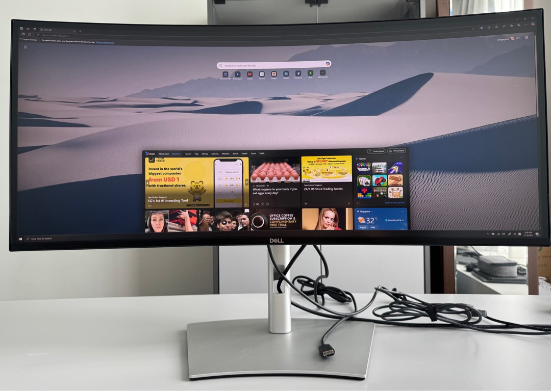 Dell 34 inch Curved Monitor (U3421WE), Computers & Tech, Parts ...