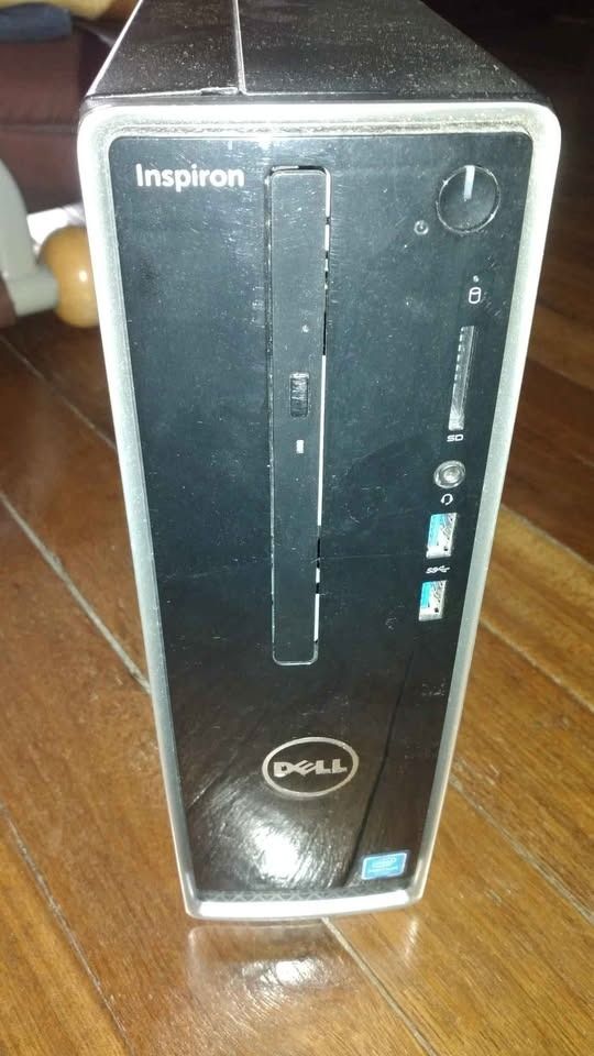 DELL Inspiron 3252 (Category: Desktops) located in Baguio. Submitted by .crimson. (Listing ID 1352813632, Image 1). Description: Selling Dell Inspiron 3252 RFS: Decluttering Specs: Intel Pentium N3700(1.6-2.4ghz) Integrated graphics 4gb ddr3 ram Inbuilt wifi and bluetooth Issues: No hard drive Missing screws for hard drive bay No power cable so not sure if turning on, but was working well when last it was last used Dirty but cleanable.