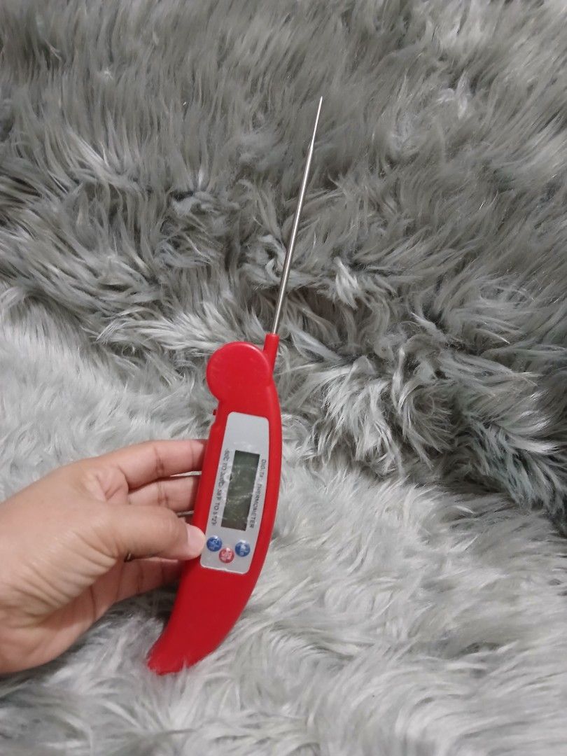 Digital Meat/Food Thermometer (Category: Other Kitchen Appliances) located in Manila. Submitted by dories12d57986 (Listing ID 1352860327, Image 2). Description: •Pre-loved items •with cover plastic on top •Battery operated working.