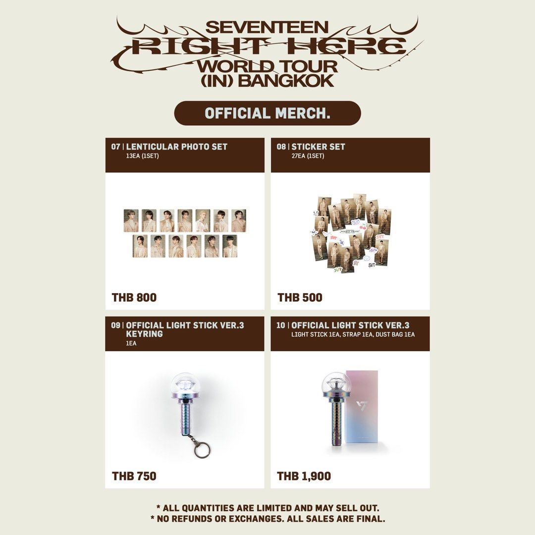 [HTB] Seventeen 17rh Bangkok merch, Hobbies & Toys, Memorabilia ...