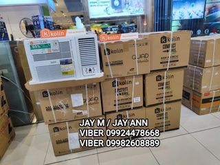 KOLIN WINDOW TYPE INVERTER AIRCON BRAND NEW SEALED