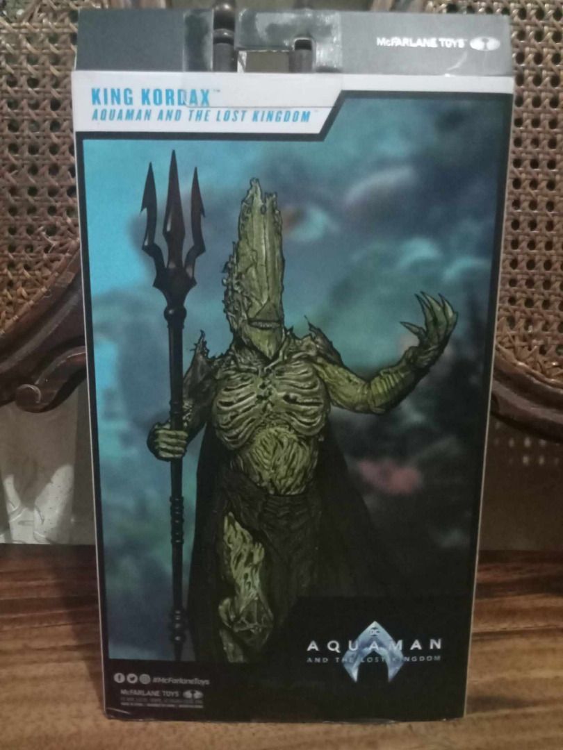 McFarlane DC Multiverse King Kordax 7 Inch Action Figure (Category: Figurines & Statues) located in Cainta. Submitted by techtoysnmore (Listing ID 1352812749, Image 3). Description: For Sale McFarlane DC Multiverse King Kordax 7 Inch Action Figure Aquaman and The Lost Kingdom Product Features: Incredibly detailed 7” scale figure based off the DC Multiverse Designed with Ultra Articulation with up to 22 moving parts for full range of posing and pl