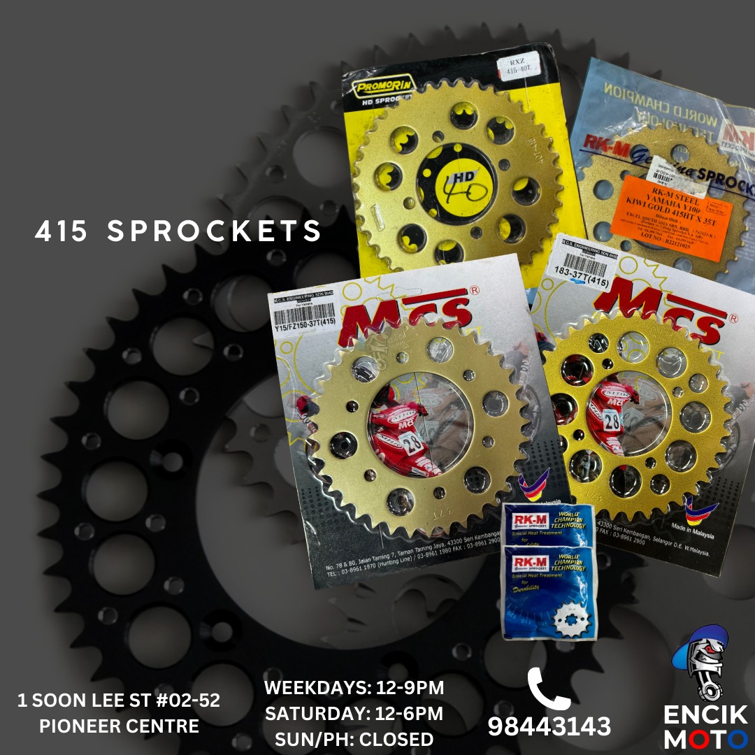 MCS 415 SPROCKET, Motorcycles, Motorcycle Accessories on Carousell