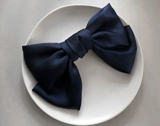 (NEW)韓國蝴蝶結髮夾 黑色64234320367362110