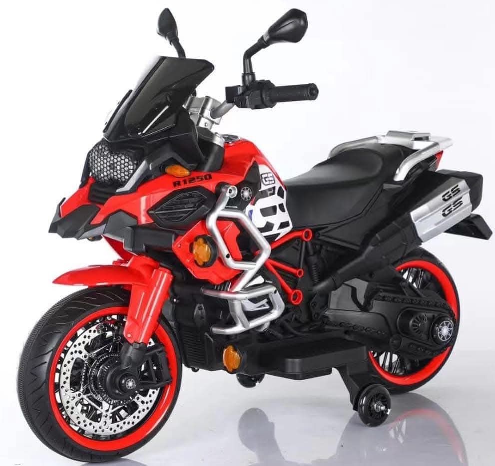 New arrival. Available now Little BMW GSR1250 Hand throttle 12v leather seat Rubber tires usb mp3 3 8years old Color Blue Red Gray Babies Kids Going Out Other Babies Going Out Needs on Carousell