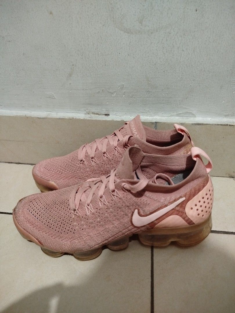 Nike Air VaporMax Flyknit Rust Pink 2018 Women's original size