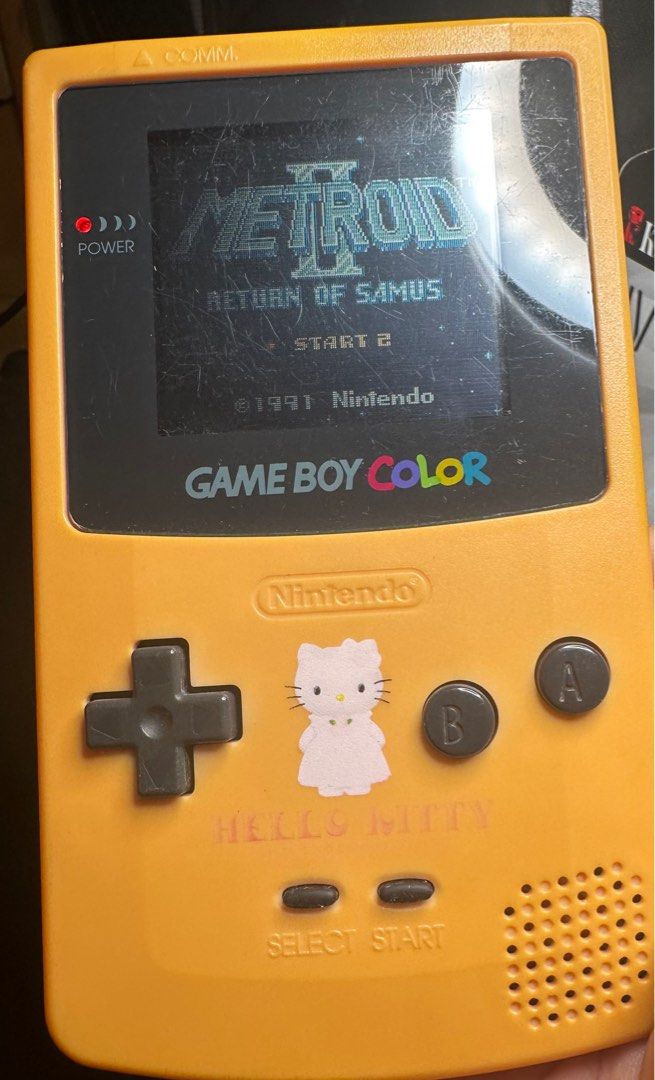 Nintendo Gameboy Color Hello Kitty edition (Category: Nintendo) located in Paranaque City. Submitted by quickwittedx (Listing ID 1352752727, Image 1). Description: Nintendo Gameboy Color Hello Kitty All original, not mod. All in good working condition. Console only. Discoloration faded due to age. No warranty. Additional 200php for LBC shipping only. Payment is through BPI or Gcash..