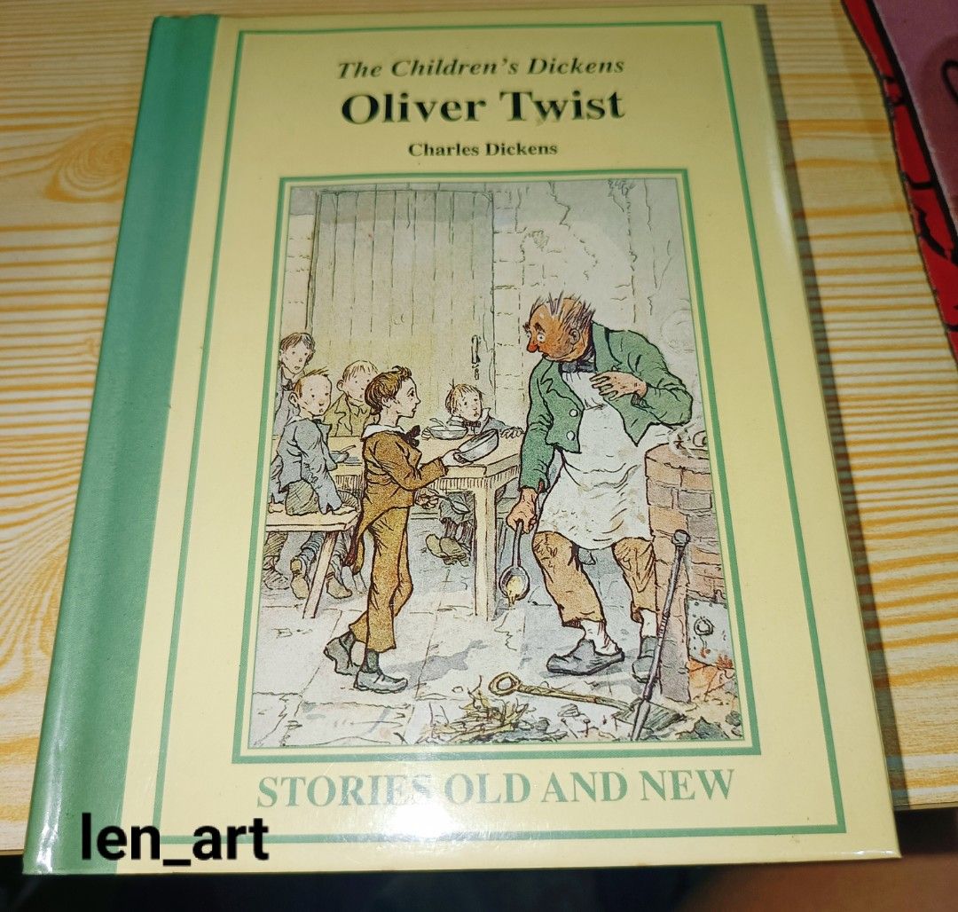 Oliver Twist by Charles Dickens (HC) (Category: Storybooks) located in Pasig City. Submitted by len_a (Listing ID 1352859141, Image 1). Description: Preloved book Hardcover With plastic cover With colored illustrations No writings/markings/highlights.
