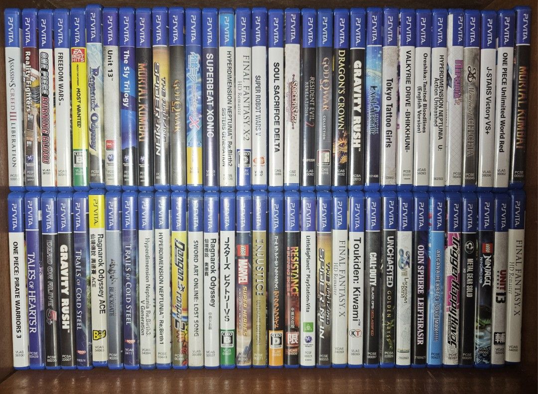 PS Vita Games (Category: PlayStation) located in Paranaque City. Submitted by john020497 (Listing ID 1352763402, Image 1). Description: - Price range from 400-2k Bacoor, Cavite. Delivery via Lalamove/Grab/LBC..