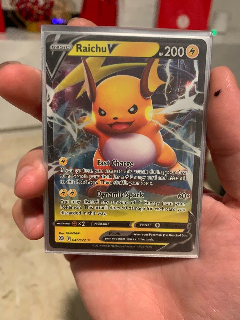 raichu v pokemon card 2022 Pokémon Brilliant Stars Raichu V Full Art PSA 10 – PokePower