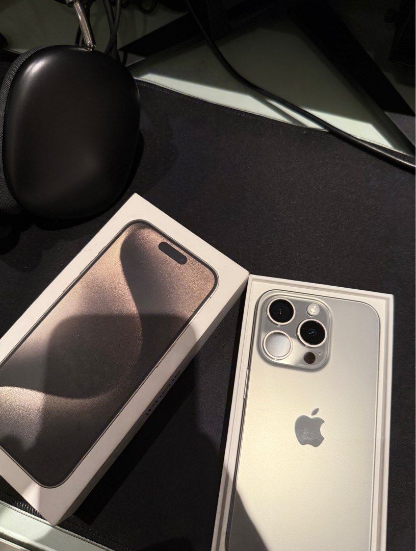 RUSH iPhone 15 Pro 128GB (Category: iPhone 15 Series) located in Manila. Submitted by travisdyyy (Listing ID 1352779520, Image 1). Description: iPhone 15 Pro 128GB – Excellent Condition | Dual SIM (eSIM + Physical SIM) | No Issues | With Box Selling my iPhone 15 Pro (128GB) in pristine condition no dents, no issues, and fully functional. ✅ With box same imei and serial ✅ With apple care and warranty ✅ 93% Bh 300 CC ✅ Makinis na makinis good as ne