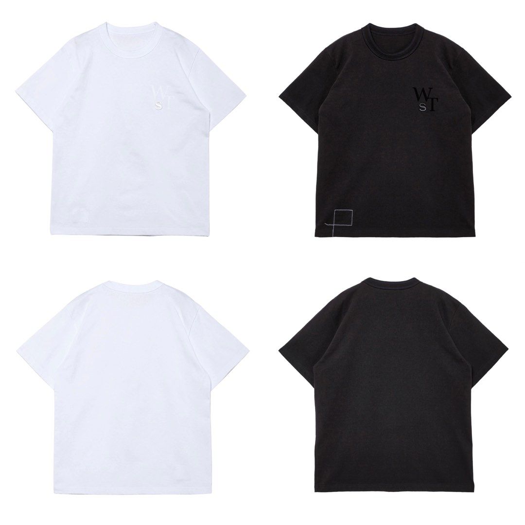 sacai x Wtaps Flock Print Tee, 男裝, 上身及套裝, T-shirt sacai x Wtaps Flock Print Tee, 男裝, 上身及套裝, T-shirt