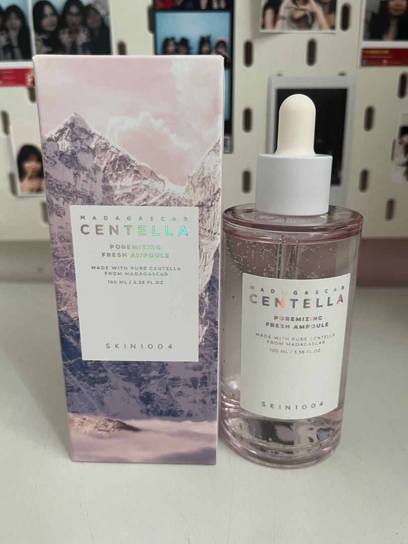 skin1004 centella madagascar poremizing fresh ampoule serum (Category: Face Care) located in Rizal. Submitted by juwostar (Listing ID 1352719212, Image 1). Description: opened but never used. comes w box mop: gcash mod: ggx and sdd (lalamove or grab) .
