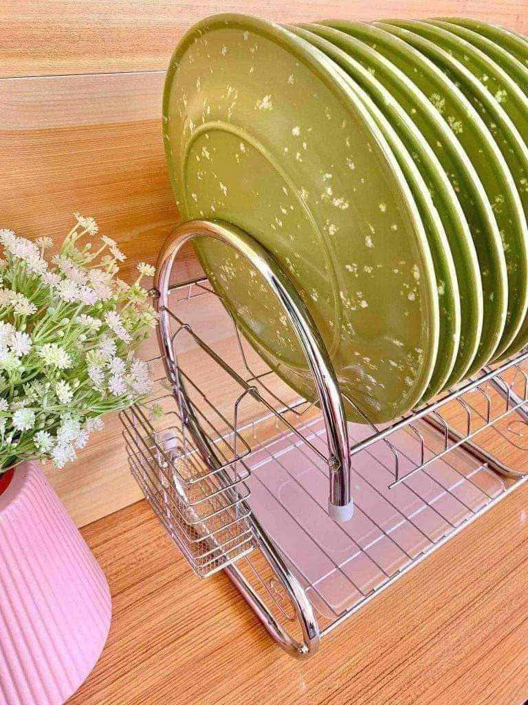 Stainless Steel Dish Drainer Dish Rack (Category: Food Organization & Storage) located in Manila. Submitted by onlineshoppersph (Listing ID 1352714621, Image 3). Description: DISCOUNT FOR BULK/WHOLESALE ORDERS‼️ ✅100% Brand New ✅Good Quality Cash On Deliver - Metro Manila - Delivery Fee/Handling Fee shouldered by BUYERS - DF/HF depends on BUYERS Location Thank You.
