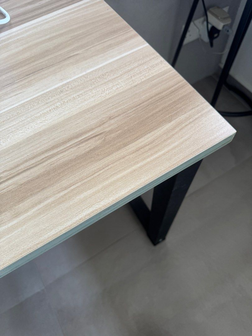 Study table (Category: Tables & Sets) located in Singapore. Submitted by ridingcarousel (Listing ID 1352747385, Image 2). Description: Study table lightly used. Pls arrange for own logistics. Pick up at woodlands .