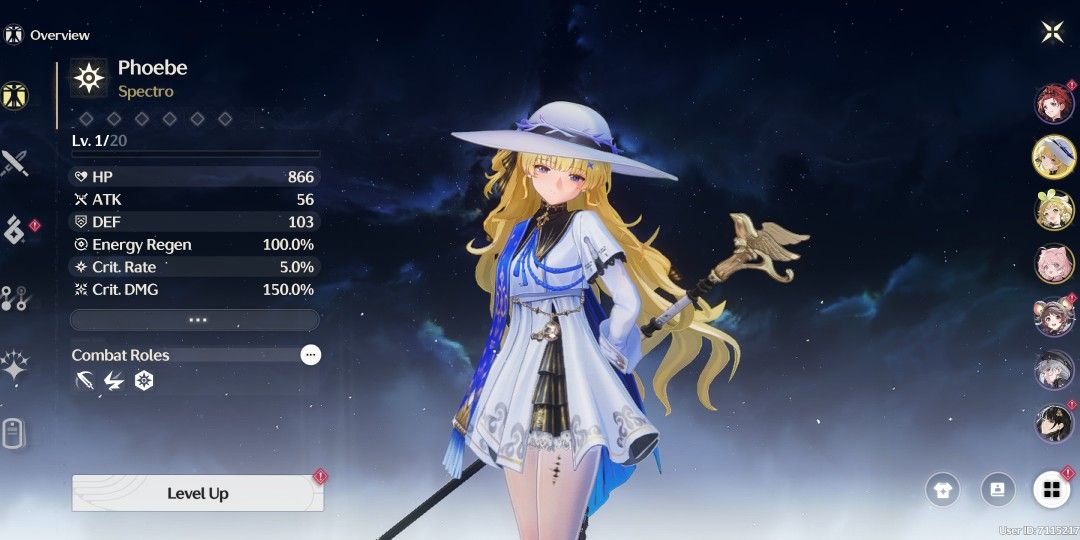 WUWA Starter Account sell - ASIA 🌟 Phoebe + Sign. Weapon , Video Gaming ...