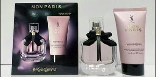YSL Mon Paris EDP Set Reversed Paris Women's Perfume Set 50ml Perfume + 50ml Body Lotion64239408998275110